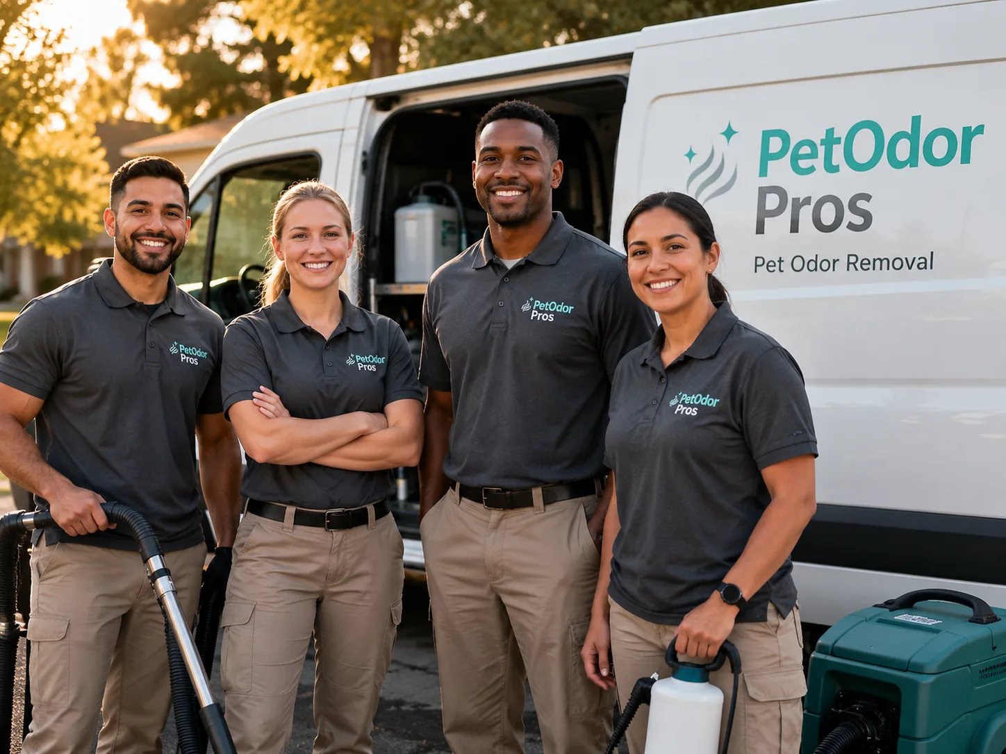 Pet Odor Removal team serving Onalaska, TX